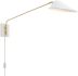 Journey 24 In Swing Arm Wall Sconce (White)