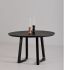Silas Dining Table (Round - Black Ash)