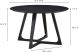 Godenza Dining Table (Round - Black Ash)