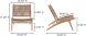 Palma Outdoor Lounge Chair (Warm Brown)
