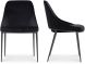Set of 2 - Shadowed Black Velvet