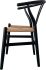 Ventana Dining Chair (Set of 2 - Black & Natural)