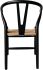 Ventana Dining Chair (Set of 2 - Black & Natural)