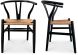 Ventana Dining Chair (Set of 2 - Black & Natural)