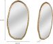 Foundry Mirror (Oval - Gold)