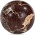 Odessa Tabletop Accent (Sphere - Red Levanto Marble)