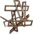 Tangled Rectangles Sculpture (Small - Gold)
