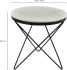 Haley Side Table (Black Base)