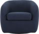 Maurice Swivel Chair (Midnight Blue)