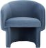 Franco Occasional Chair (Dusted Blue Velvet)
