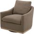 Linden Swivel Chair (Soft Taupe)