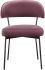 Dolce Dining Chair (Set of 2 - Purple Velvet)