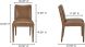 Calla Dining Chair (Set of 2 - Brown)