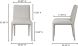 Calla Dining Chair (Set of 2 - Light Grey)
