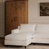 Hutton Sectional (Left - White)