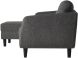 Belagio Sofa Bed With Chaise (Left - Charcoal)