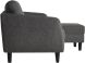 Belagio Sofa Bed With Chaise (Right - Charcoal)