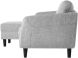 Belagio Sofa Bed With Chaise (Left - Light Grey)