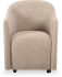 Drava Rolling Dining Chair (Beige)