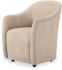 Drava Rolling Dining Chair (Beige)