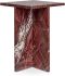 Blair Accent Table (Rosso Levanto Marble)