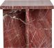 Blair Accent Table (Rosso Levanto Marble)