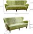 Keaton Leather Sofa (Emerald)