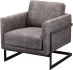 Luxe Club Chair (Grey Velvet)