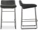 Starlet Counter Stool (Set of 2 - Black)