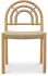 Avery Rolling Dining Chair (Set of 2 - Dining Chair Natural)