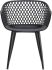 Piazza Outdoor Chair (Set of 2 - Black)