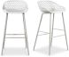 Piazza Outdoor Barstool (Set of 2 - White)