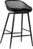 Piazza Outdoor Counter Stool (Set of 2 - Black)
