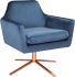 Pivot Arm Chair (Blue Velvet)