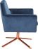 Pivot Arm Chair (Blue Velvet)