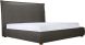 Luzon Bed (Queen - Tall Headboard - Slate Vegan Leather)