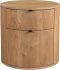 Theo Nightstand (Two Drawer - Natural)