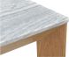 Angle Dining Table (Ashen Grey Marble - Small Rectangular)