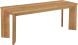 Angle Oak Dining Bench (Small)