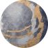 Sky Round Painting (Gold)