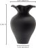 Ruffle Decorative Vessel (12In - Black)
