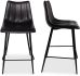 Alibi Counter Stool (Set of 2 - Matte Black)