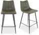 Alibi Counter Stool (Set of 2 - Dark Green)
