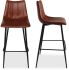 Alibi Barstool (Set of 2 - Brown)
