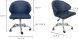 Albus Swivel Office Chair (Blue)