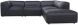 Form Modular Sectional (Dream - Vantage Black Leather)
