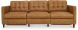 Power Recliner - Tan Leather