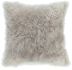 Cashmere Fur Pillow (Light Grey)