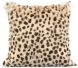 Spotted Goat Fur Pillow (Cream)