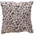 Spotted Goat Fur Pillow (Grey Leopard)